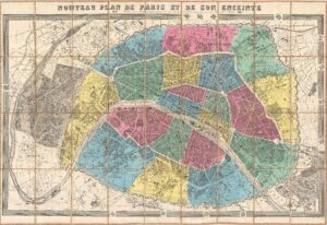 1867 Paris Map