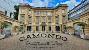 Entrance of Camondo museum Private tour with Flora