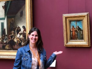Louvre museum to show you the beautiful paintings of Delacroix who visited Morocco and painted Jewish scenes of daily life