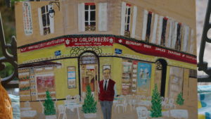 Jewish Quarter Paris Goldenberg Restaurant Painting