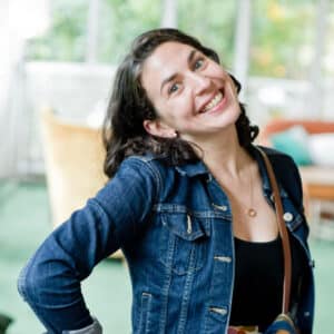 picture of Laurine smiling who is a Jewish tour guide in Paris Jewish Tour in Paris