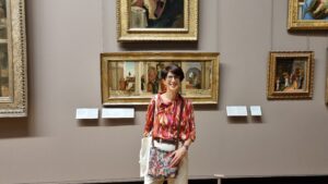 Livia Jewish tour guide Paris Esther Rolls Louvre Painting